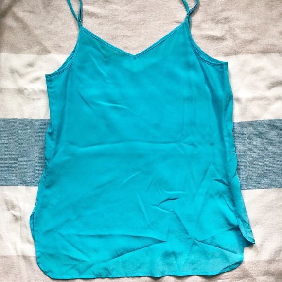 Dora Landa blue silk top - Picture 3 of 4